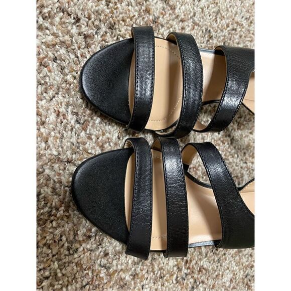 Naturalizer Womens 7.5W Taimi Strappy Mid Heel Slingback Dress Sandals New - Picture 2 of 5